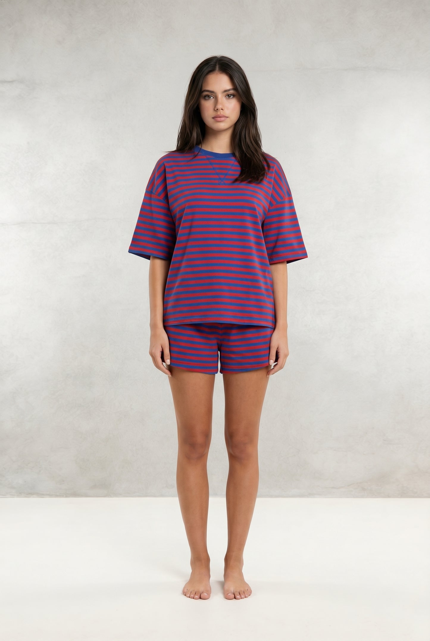 2-Piece Ribbed Shorts Set
