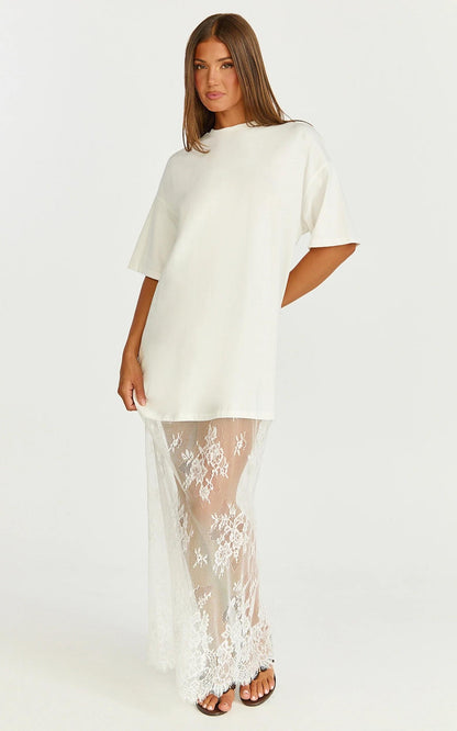 Oversized T-Shirt Maxi Dress