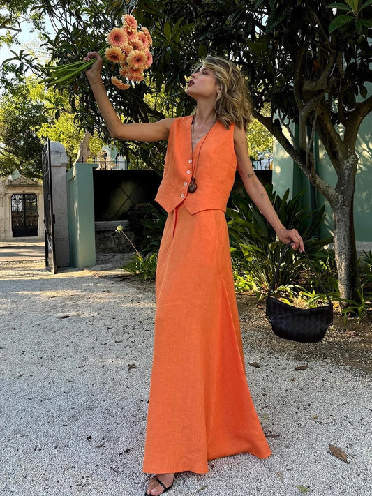 Skirt Suit 2-Piece Set