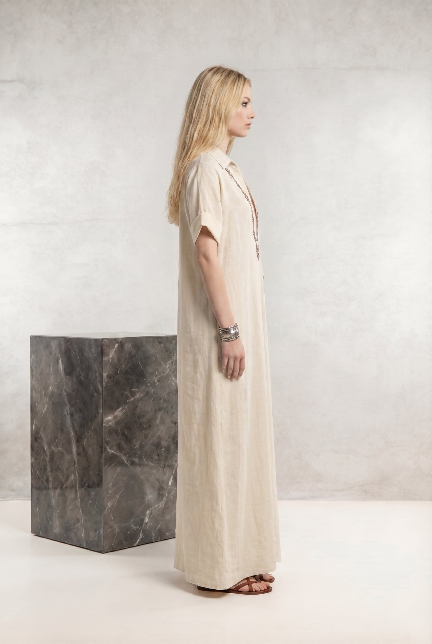 Boho Embroidered Dress