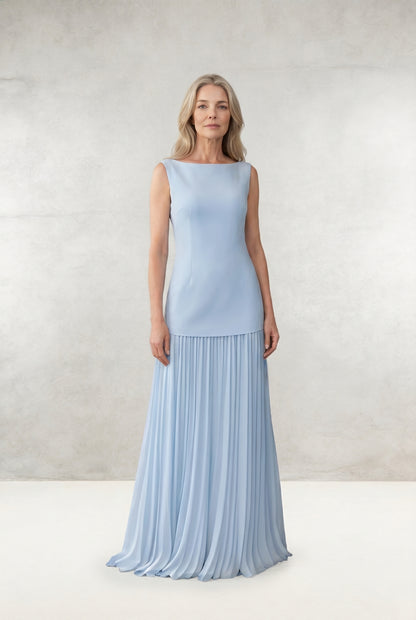 Vest Pleated Skirt 2-Piece Set